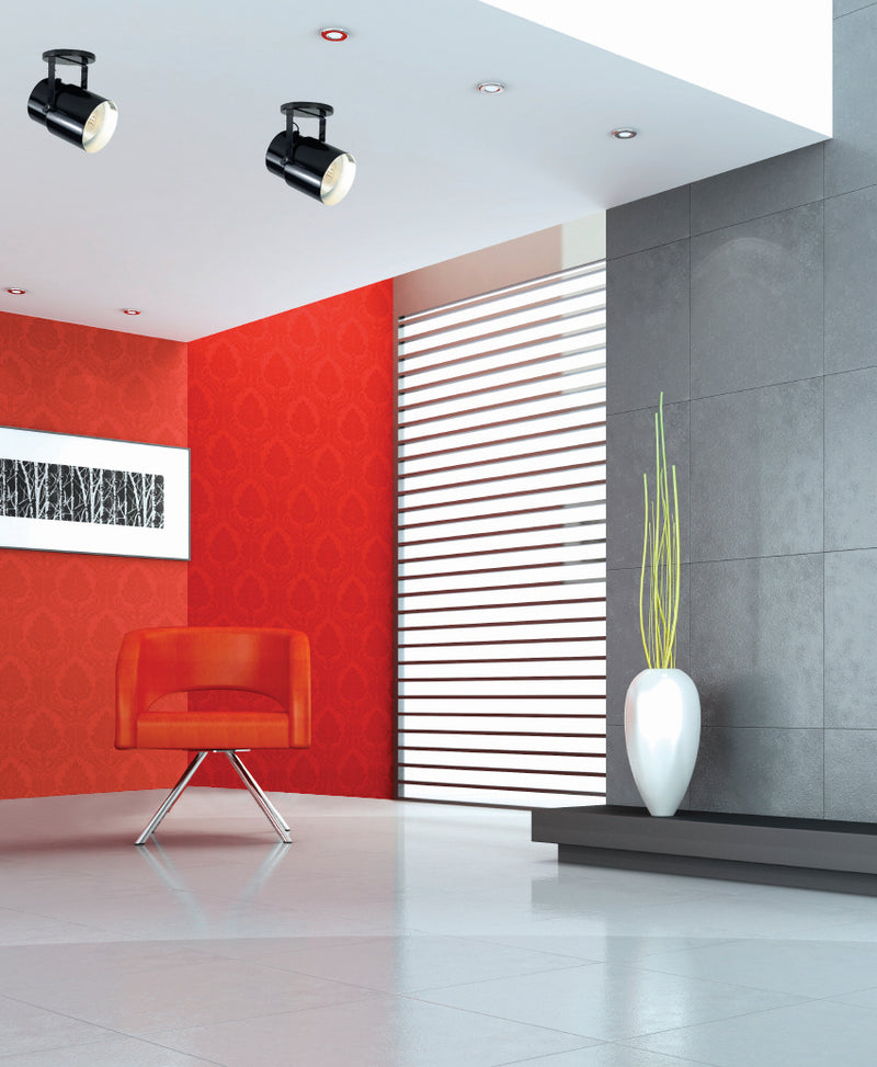 Nuvo Lighting SF77-394 One Light Plant Lamp, Black / Steel