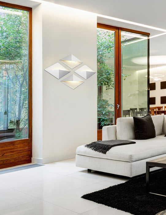 Justice Designs CER-5600-BIS LED Wall Sconce, Bisque