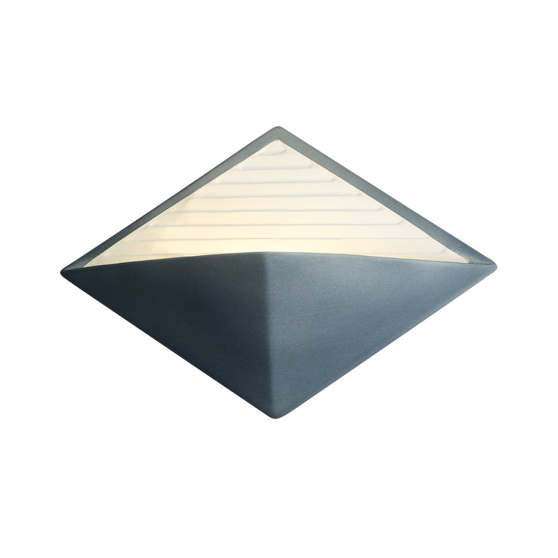Justice Designs CER-5600-MDMT LED Wall Sconce, Midnight Sky w/ Matte White