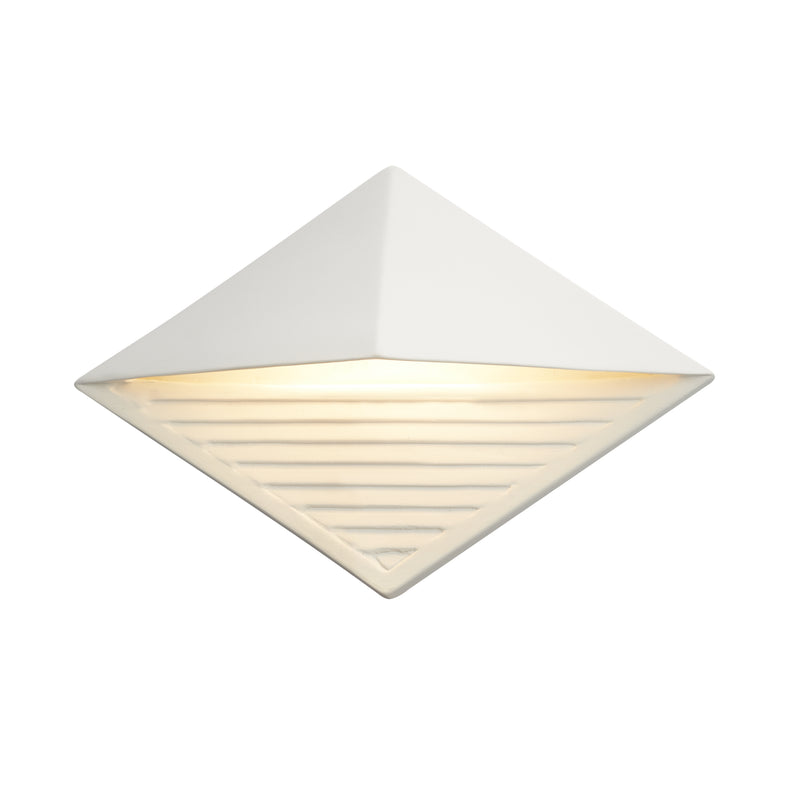 Justice Designs CER-5600W-BIS LED Wall Sconce, Bisque