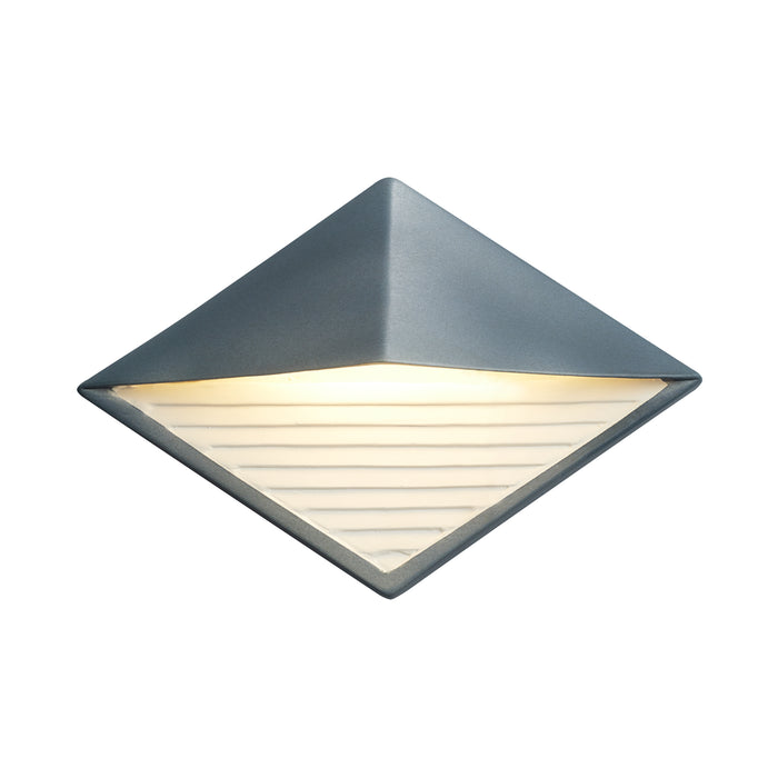 Justice Designs CER-5600W-MDMT LED Wall Sconce, Midnight Sky w/ Matte White