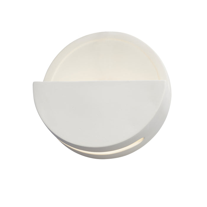 Justice Designs CER-5615-BIS LED Wall Sconce, Bisque