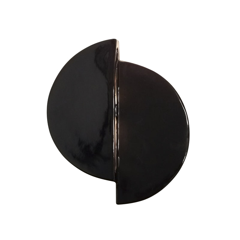 Justice Designs CER-5675-BLK LED Wall Sconce, Gloss Black