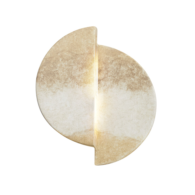 Justice Designs CER-5675-TRAG LED Wall Sconce, Greco Travertine