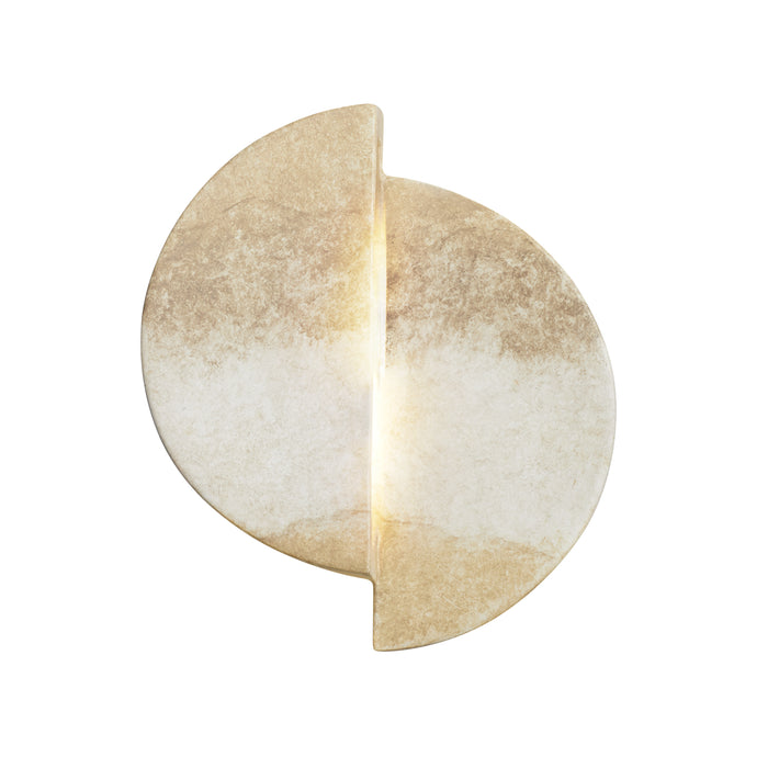 Justice Designs CER-5675-TRAG LED Wall Sconce, Greco Travertine