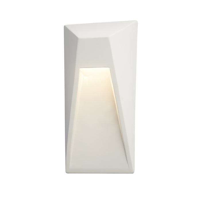 Justice Designs CER-5680-BIS LED Wall Sconce, Bisque