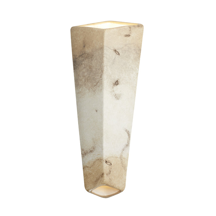 Justice Designs CER-5825-TRAG LED Wall Sconce, Greco Travertine