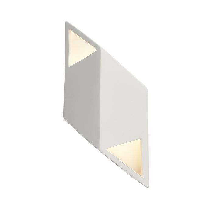 Justice Designs CER-5835-BIS Wall Sconce, Bisque