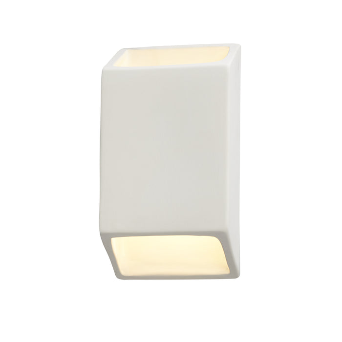 Justice Designs CER-5865-BIS LED Wall Sconce, Bisque