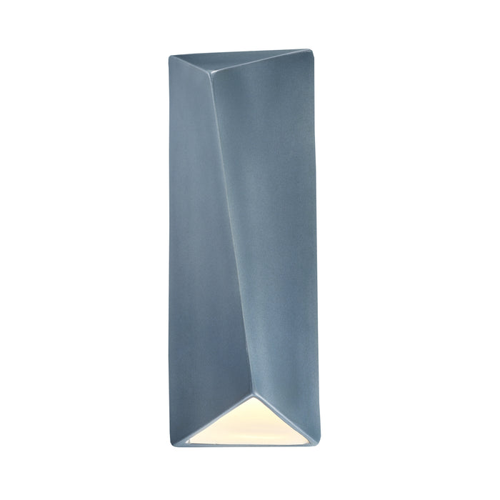 Justice Designs CER-5890W-MDMT LED Wall Sconce, Midnight Sky w/ Matte White