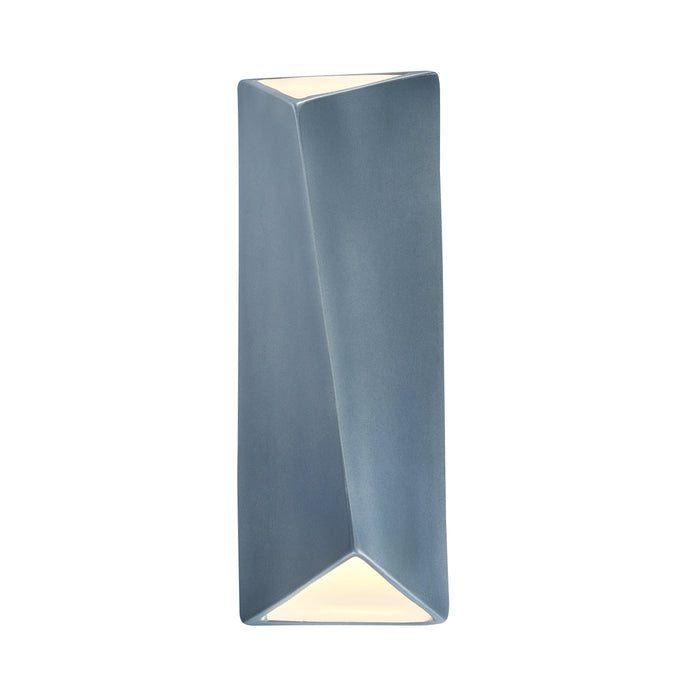 Justice Designs CER-5895-MDMT LED Wall Sconce, Midnight Sky w/ Matte White