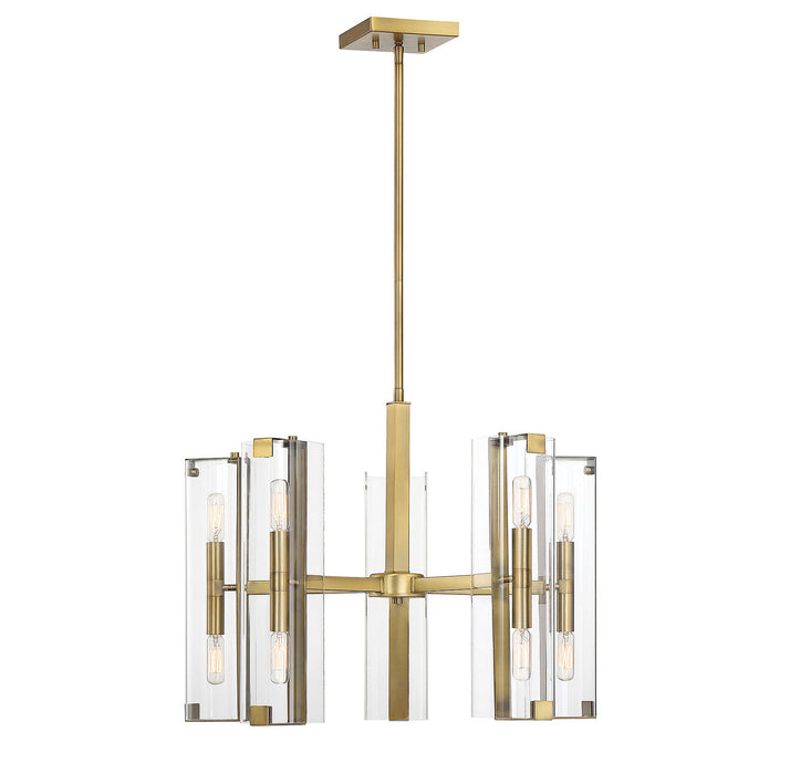 Savoy House 1-9772-10-322 Ten Light Chandelier, Warm Brass