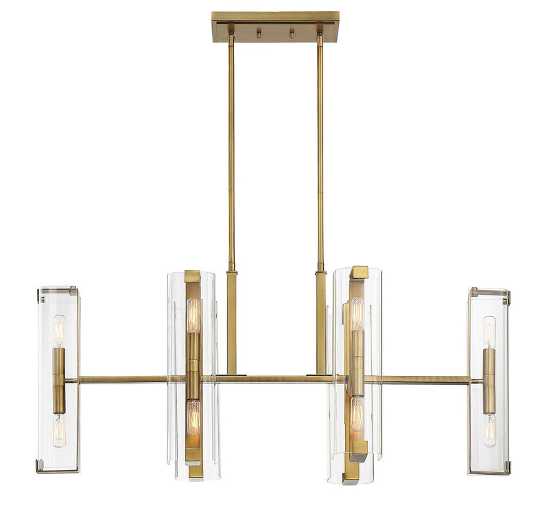 Savoy House 1-9773-12-322 12 Light Chandelier, Warm Brass