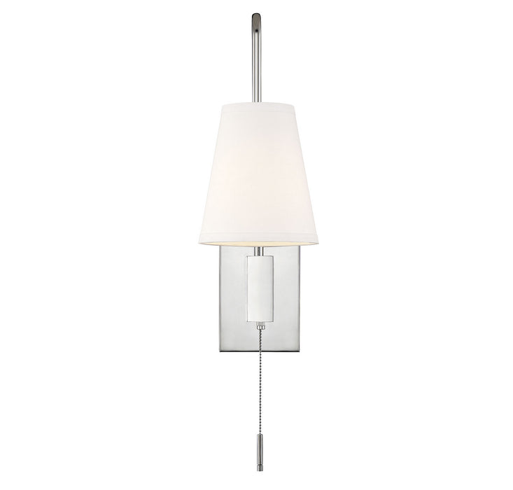 Savoy House 9-0900CP-1-109 One Light Wall Sconce, Polished Nickel