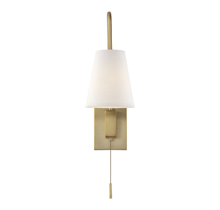 Savoy House 9-0900CP-1-322 One Light Wall Sconce, Warm Brass
