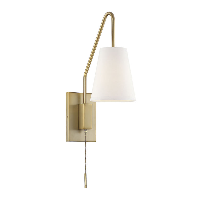 Savoy House 9-0900CP-1-322 One Light Wall Sconce, Warm Brass