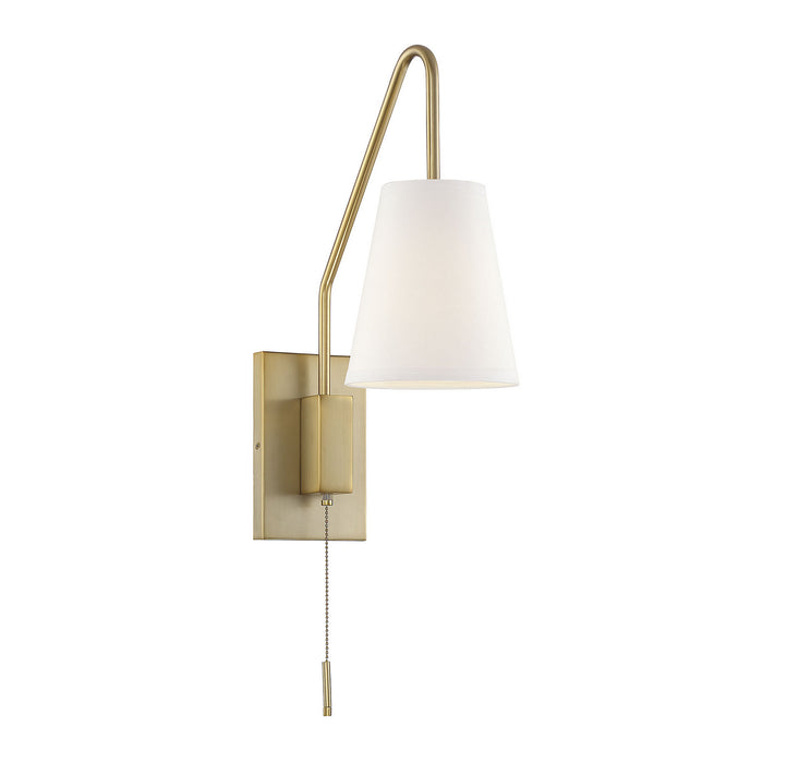 Savoy House 9-0900CP-1-322 One Light Wall Sconce, Warm Brass