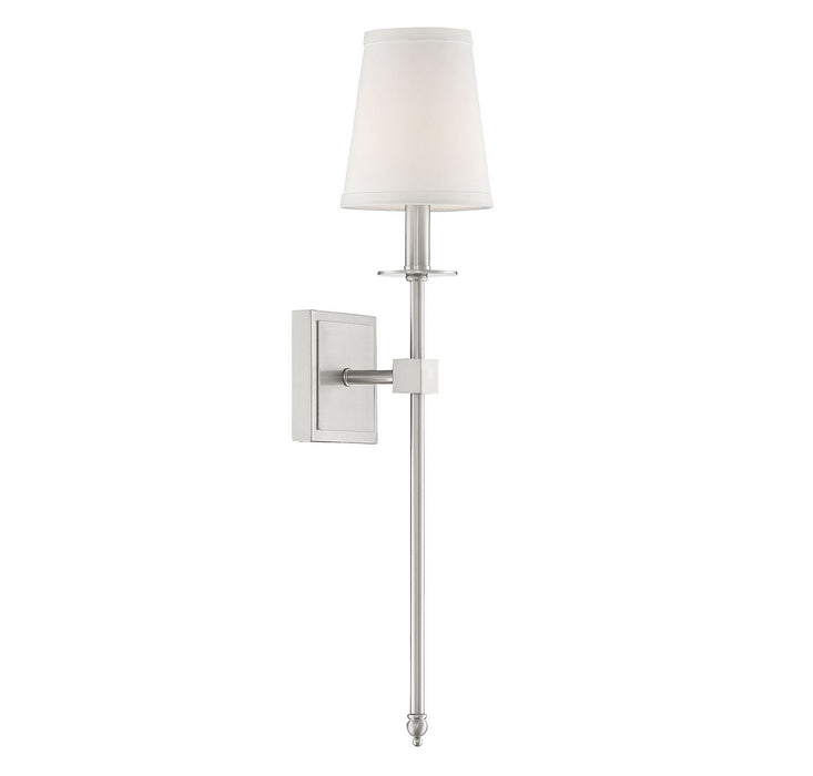 Savoy House 9-303-1-SN One Light Wall Sconce, Satin Nickel
