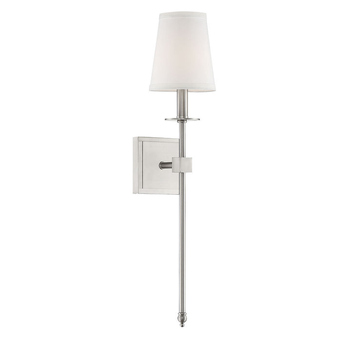 Savoy House 9-303-1-SN One Light Wall Sconce, Satin Nickel