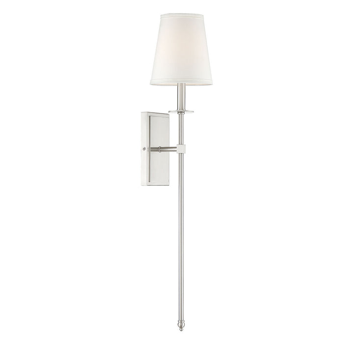 Savoy House 9-7144-1-SN One Light Wall Sconce, Satin Nickel