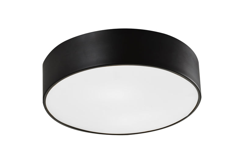 Matteo Lighting M12702BZ Two Light Flush Mount, Bronze