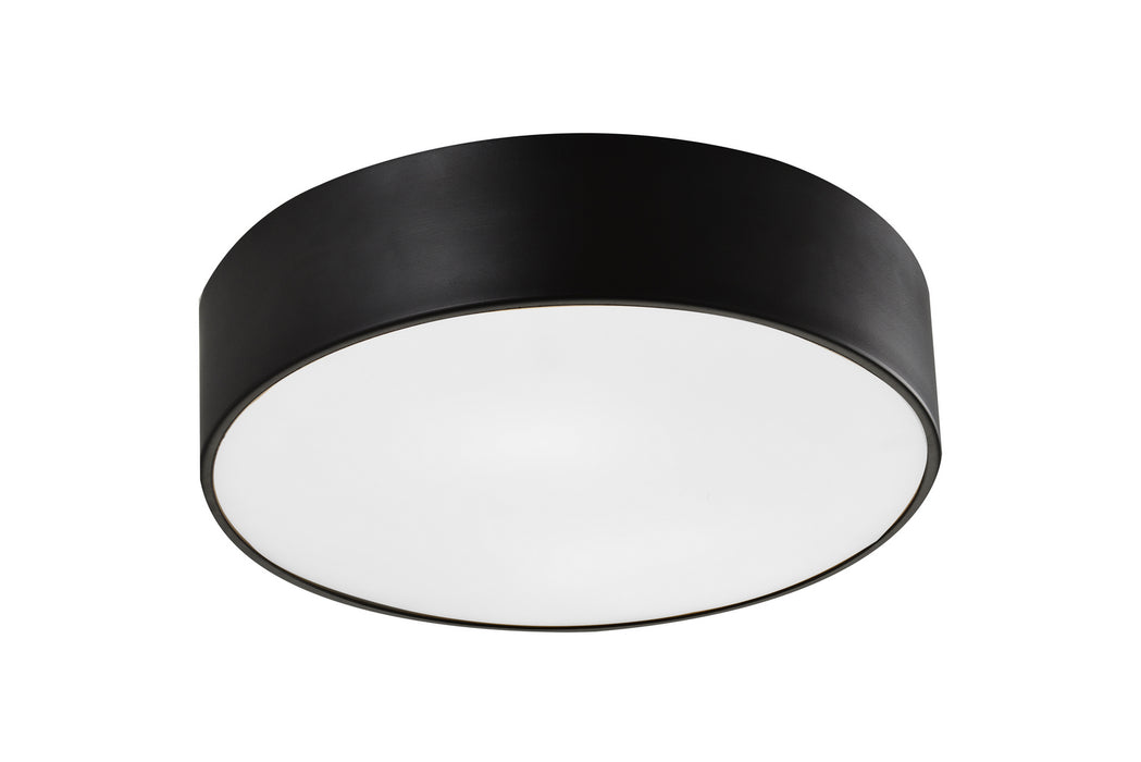 Matteo Lighting M12702BZ Two Light Flush Mount, Bronze