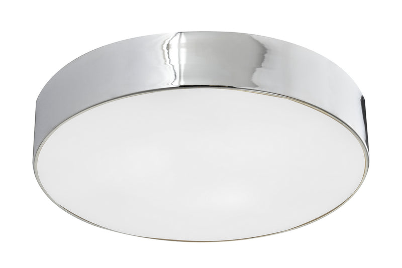 Matteo Lighting M12703CH Three Light Flush Mount, Chrome