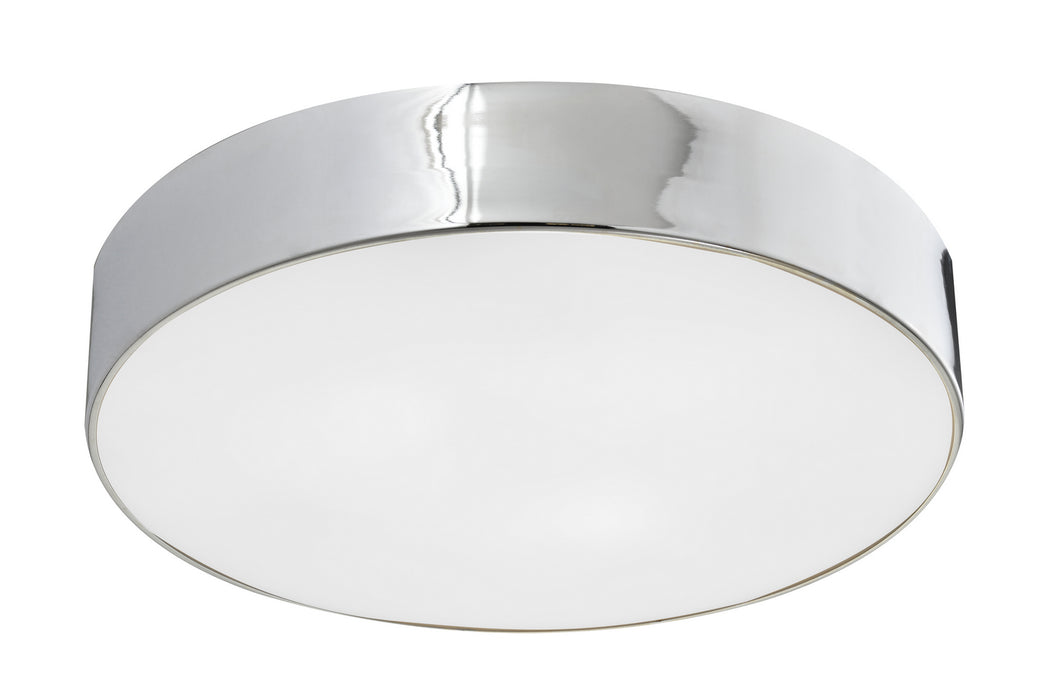 Matteo Lighting M12703CH Three Light Flush Mount, Chrome