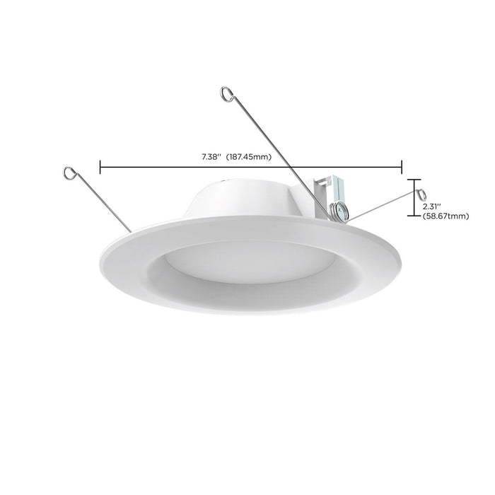 Satco S29315 LED Downlight Retrofit, White