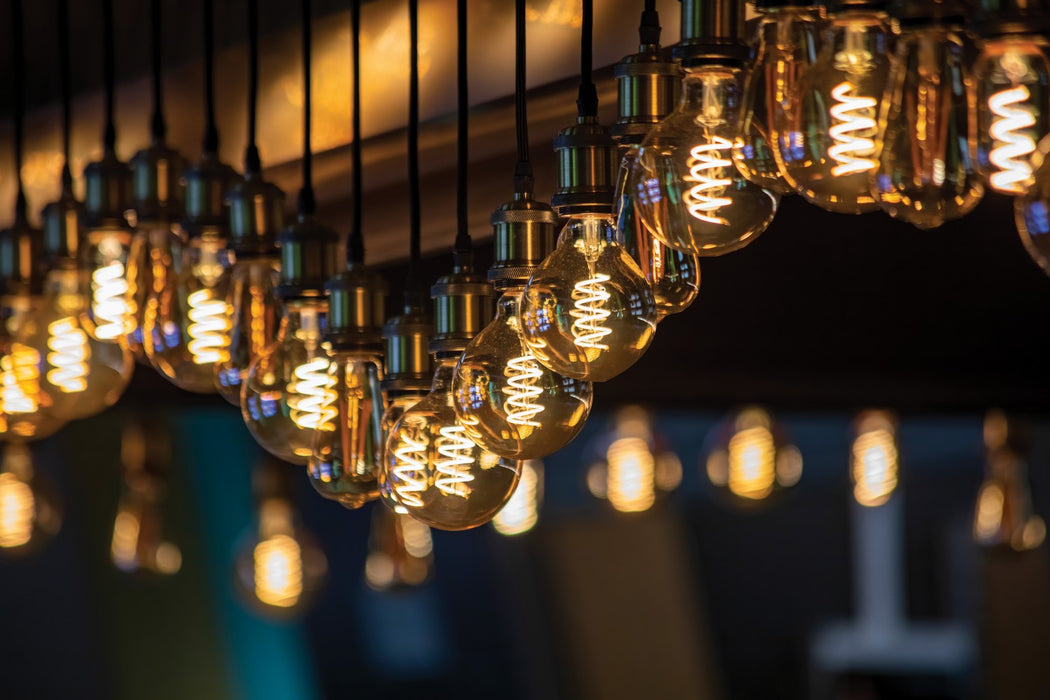 Satco S9968 Light Bulb, Transparent Amber