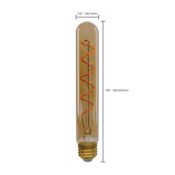 Satco S9971 Light Bulb, Transparent Amber