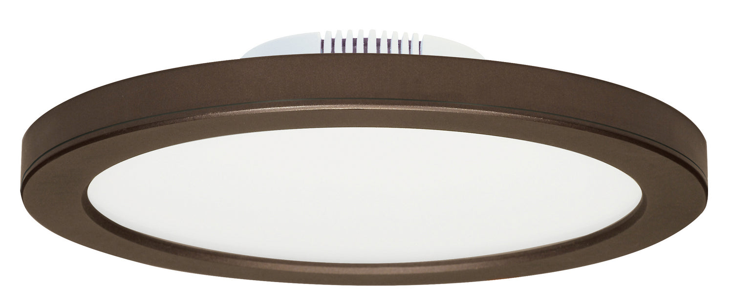 Satco S9889 LED Flush Mount, Bronze