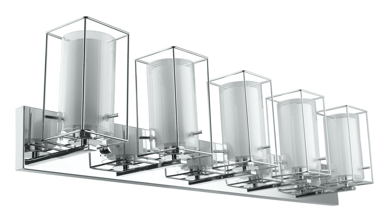 Eglo USA 201643A Five Light Bath/Vanity, Chrome