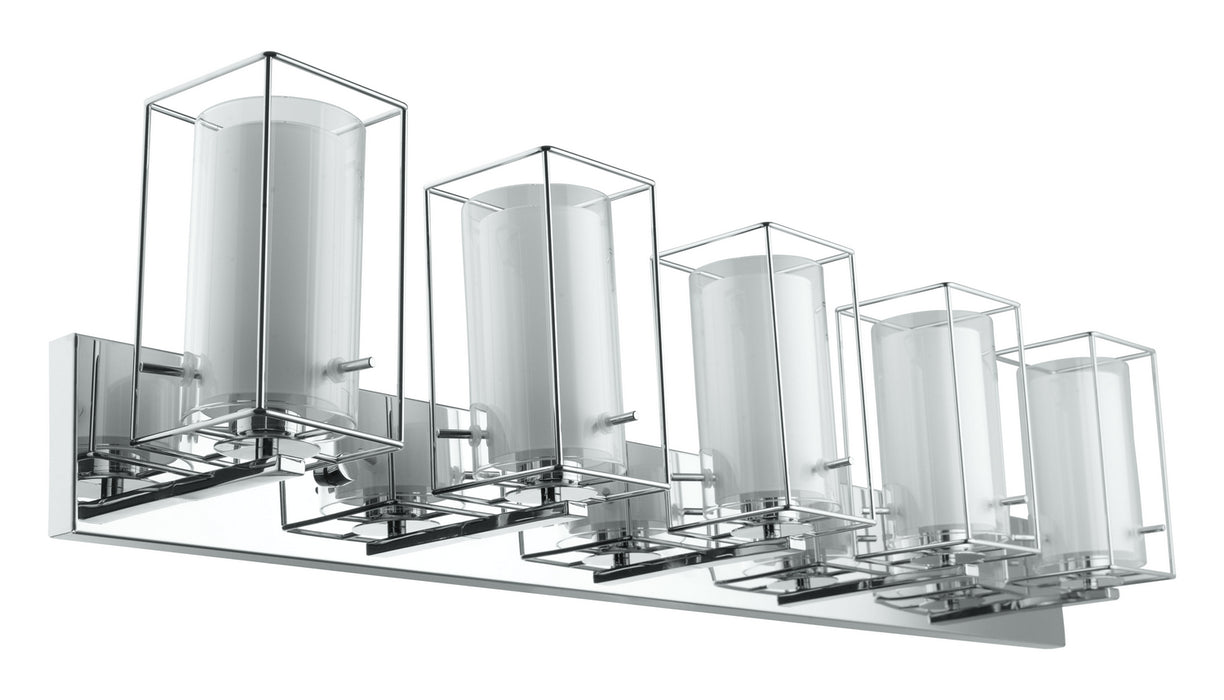 Eglo USA 201643A Five Light Bath/Vanity, Chrome