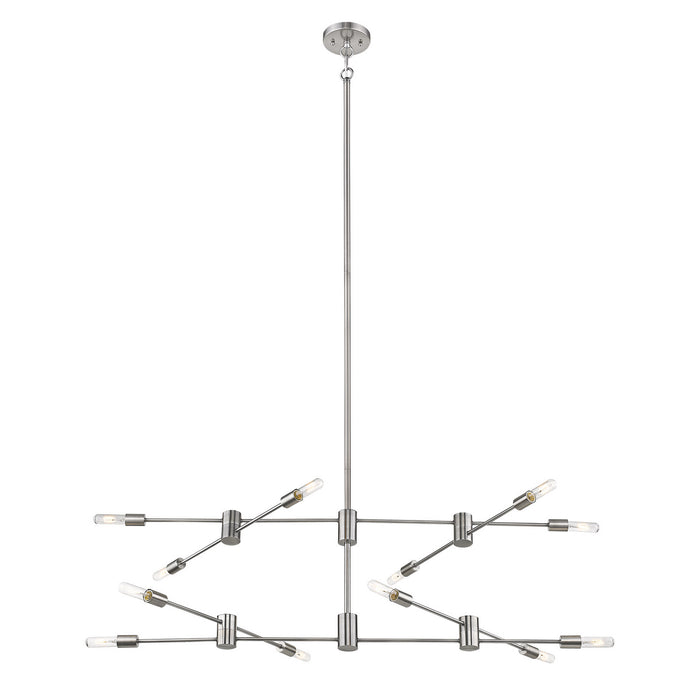 Eglo USA 203488A 12 Light Pendant, Polished Nickel