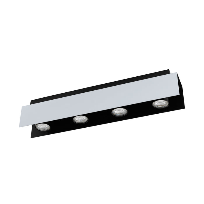 Eglo USA 97397A LED Fixed Track Light, Aluminum/Black
