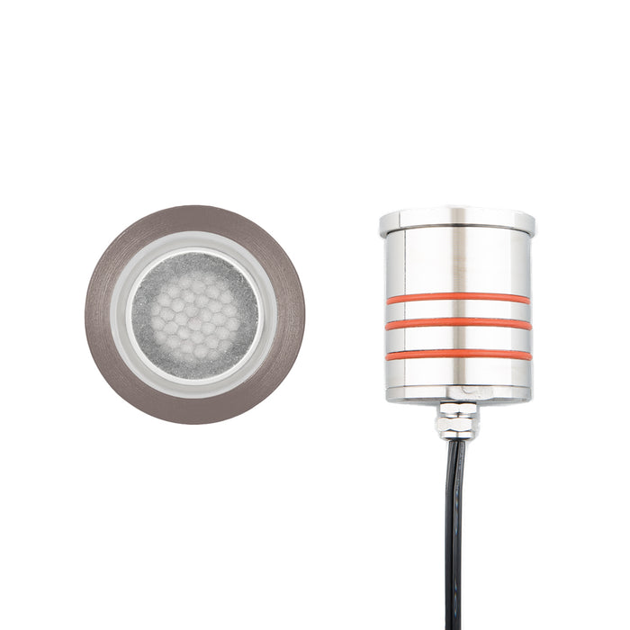 W.A.C. Lighting 2012-30BS LED Indicator Light, Bronzed Stainless Steel