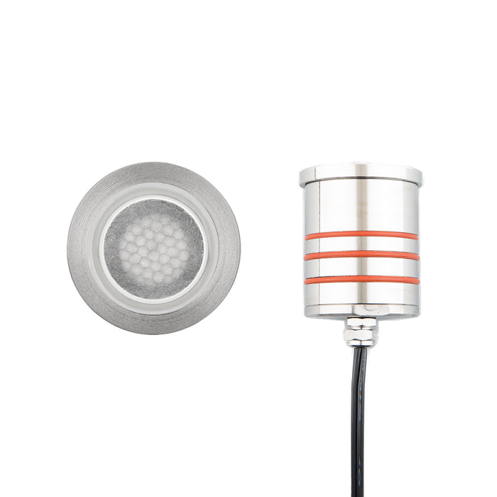 W.A.C. Lighting 2012-30SS LED Indicator Light, Stainless Steel
