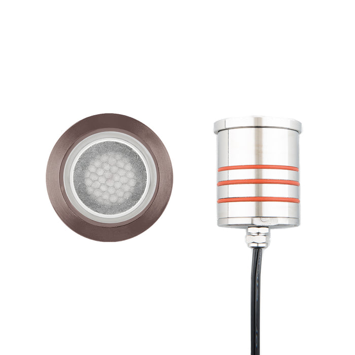 W.A.C. Lighting 2022-30BS LED Indicator Light, Bronzed Stainless Steel