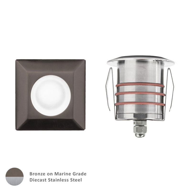 W.A.C. Lighting 2051-30BS LED Indicator Light, Bronzed Stainless Steel