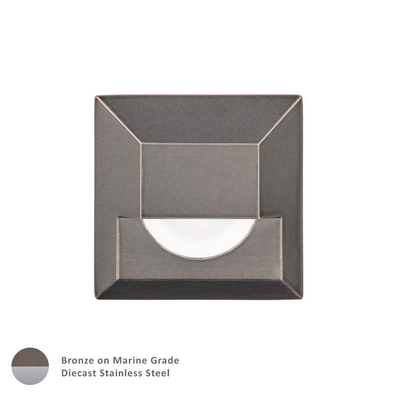 W.A.C. Lighting 2061-30BS LED Step and Wall Light, Bronzed Stainless Steel