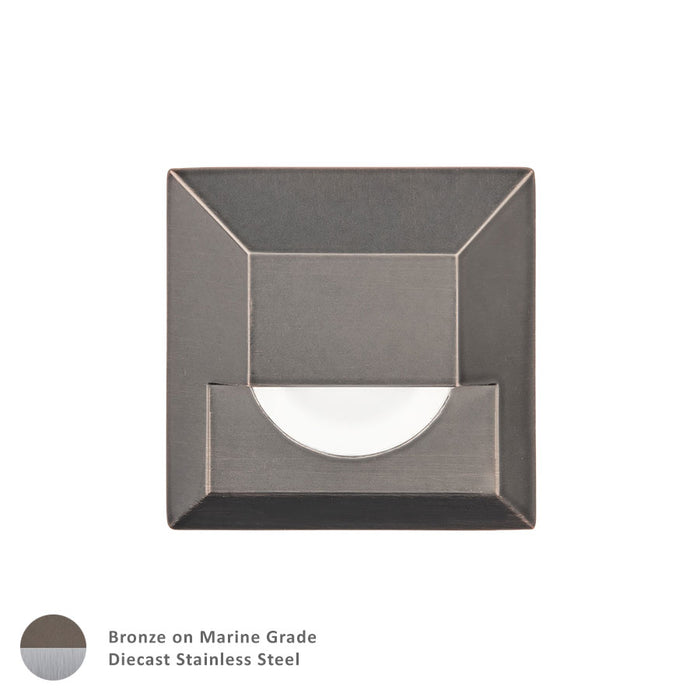W.A.C. Lighting 2061-30BS LED Step and Wall Light, Bronzed Stainless Steel