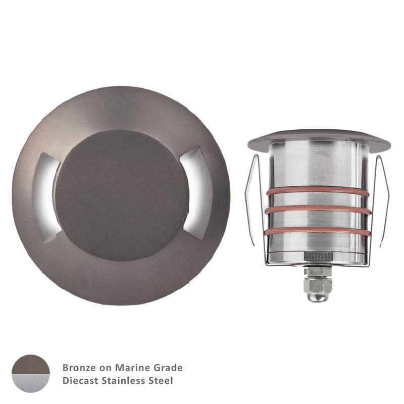 W.A.C. Lighting 2071-30BS LED Indicator Light, Bronzed Stainless Steel