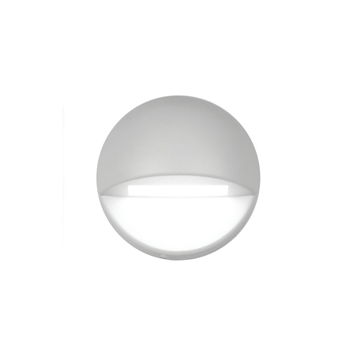 W.A.C. Lighting 3011-27WT LED Deck and Patio Light, White On Aluminum