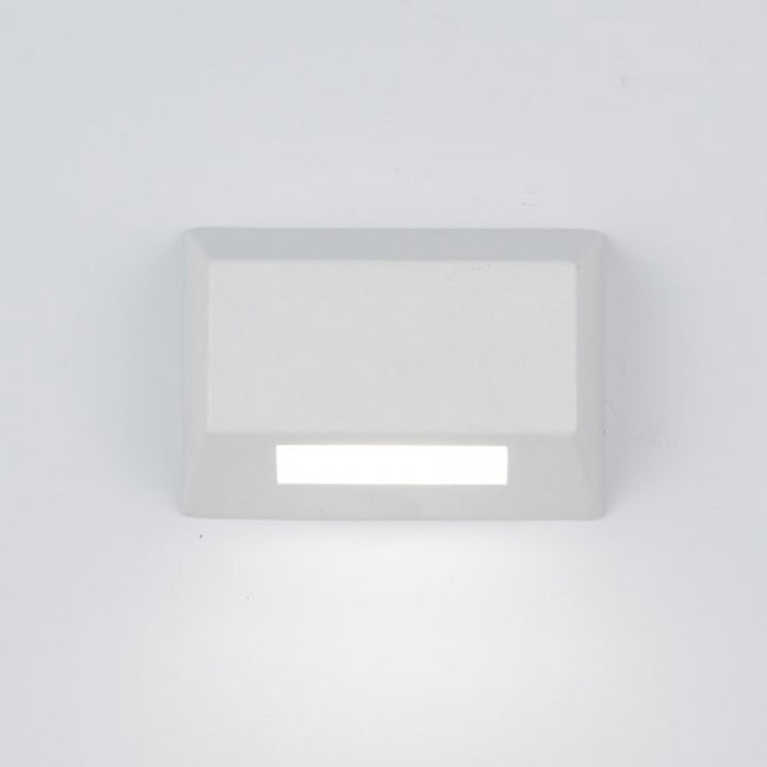 W.A.C. Lighting 3031-27WT LED Deck and Patio Light, White On Aluminum