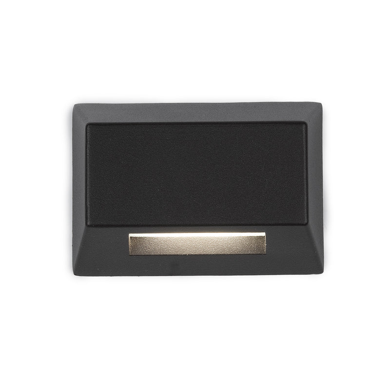 W.A.C. Lighting 3031-30BK LED Deck and Patio Light, Black On Aluminum