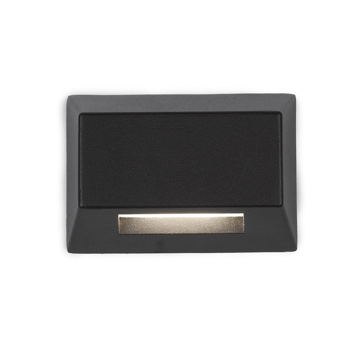 W.A.C. Lighting 3031-30BK LED Deck and Patio Light, Black On Aluminum