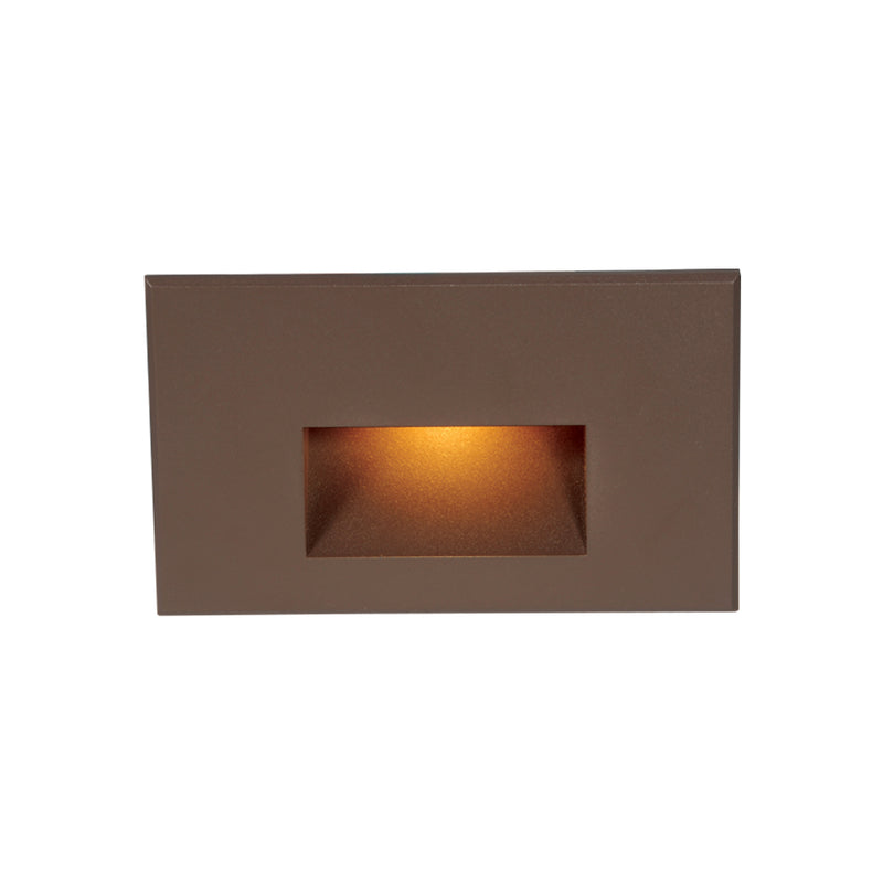 W.A.C. Lighting 4011-AMBZ LED Step and Wall Light, Bronze On Aluminum