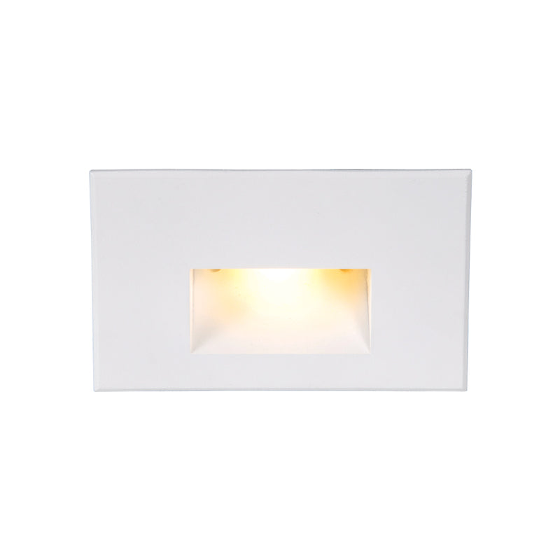 W.A.C. Lighting 4011-AMWT LED Step and Wall Light, White On Aluminum