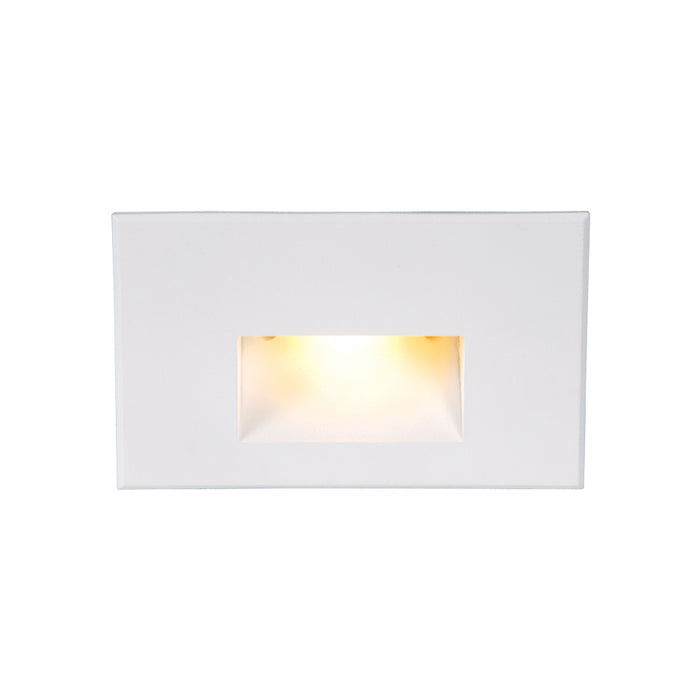 W.A.C. Lighting 4011-AMWT LED Step and Wall Light, White On Aluminum